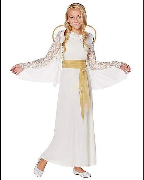 Kids Lace Angel Costume