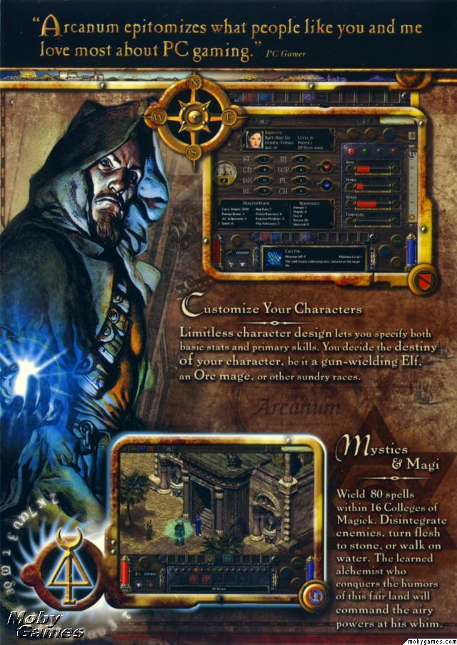 Arcanum: Of Steamworks & Magick Obscura