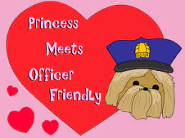 Princess Meets Officer Friendly