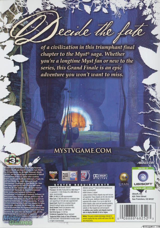 Myst V: End of Ages