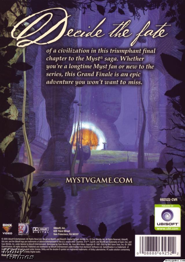 Myst V: End of Ages