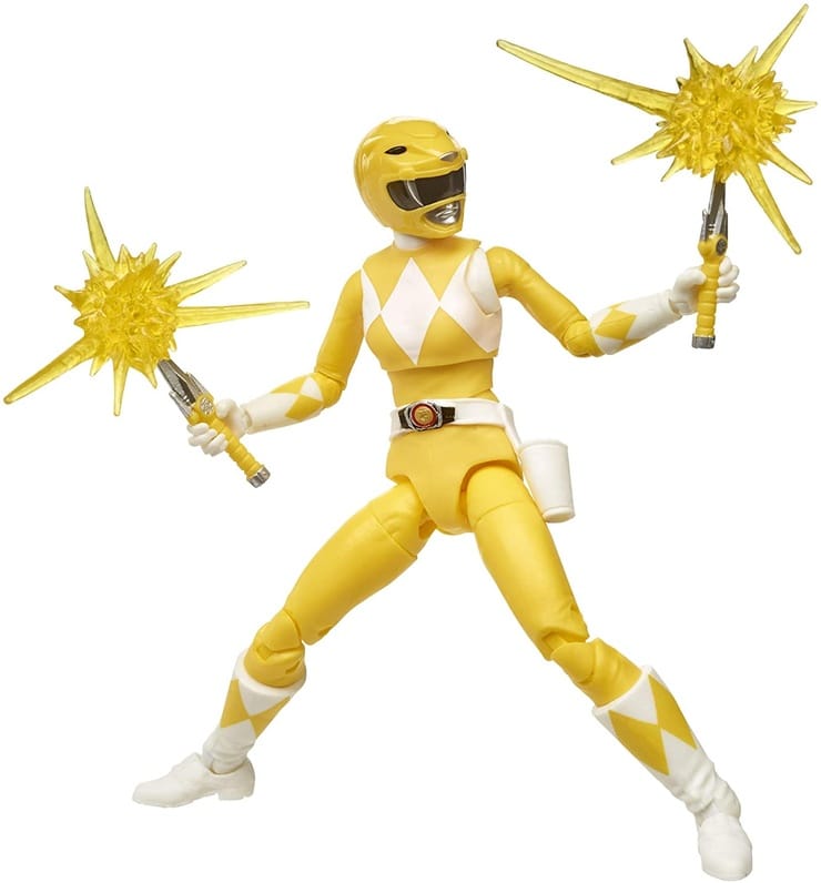 Power Rangers Lightning Collection Mighty Morphin Yellow Ranger Action Figure with Accessories