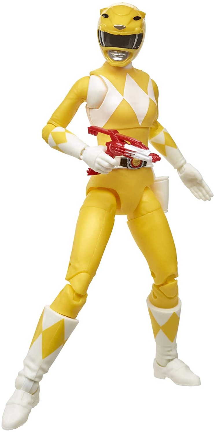 Power Rangers Lightning Collection Mighty Morphin Yellow Ranger Action Figure with Accessories