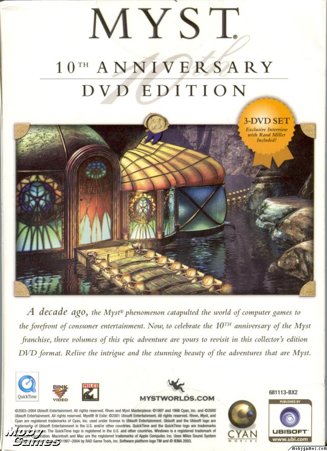 Myst: 10th Anniversary DVD Edition
