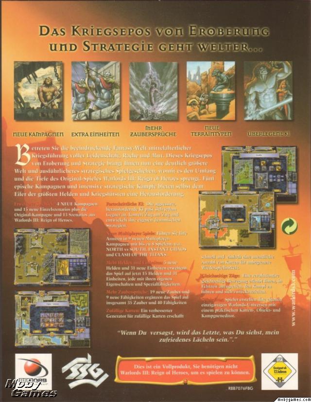 Warlords III: Darklords Rising