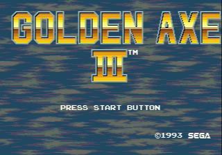 Golden Axe III