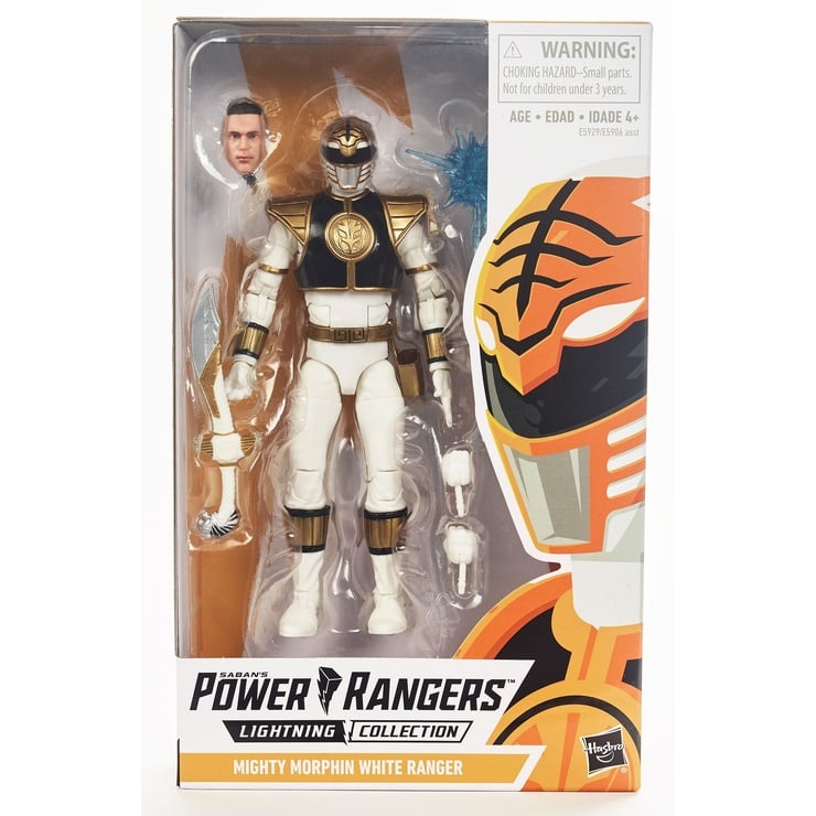 Power Rangers Lightning Collection Mighty Morphin White Ranger Figure