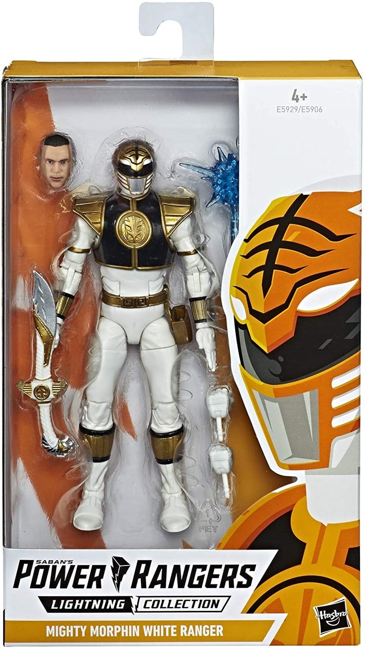 Power Rangers Lightning Collection Mighty Morphin White Ranger Figure