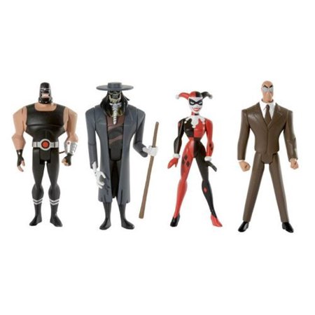 Justice League DC Universe Unlimited Exclusive Action Figure 4-Pack Gotham City Criminals (Clock King, Harley Quinn, Bane and Scarecrow)