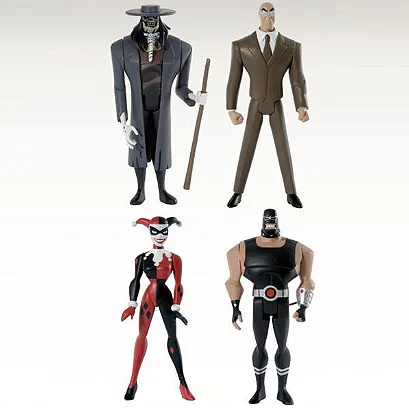 Justice League DC Universe Unlimited Exclusive Action Figure 4-Pack Gotham City Criminals (Clock King, Harley Quinn, Bane and Scarecrow)