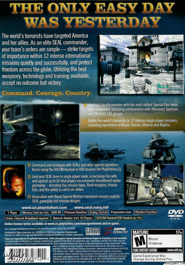 SOCOM II: US Navy SEALs