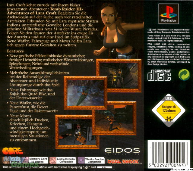 Tomb Raider III: The Adventures of Lara Croft