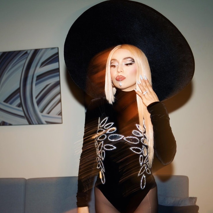 Ava Max in Pantyhose