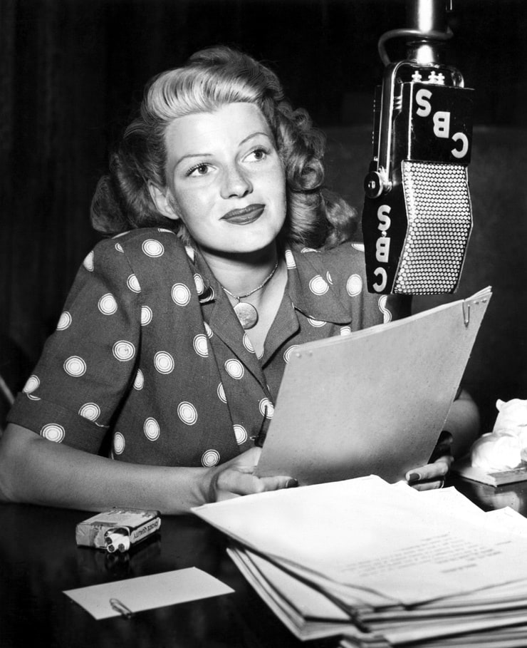 Rita Hayworth in the Lux Radio Theatre production