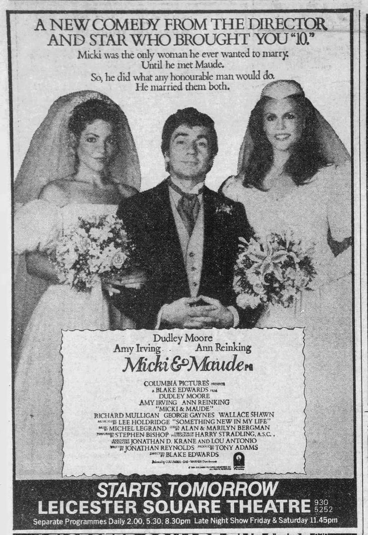 Micki + Maude                                  (1984)