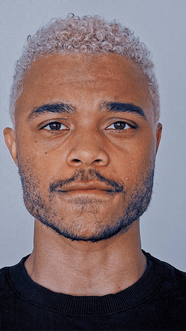 Jordan Brooks dyed hair