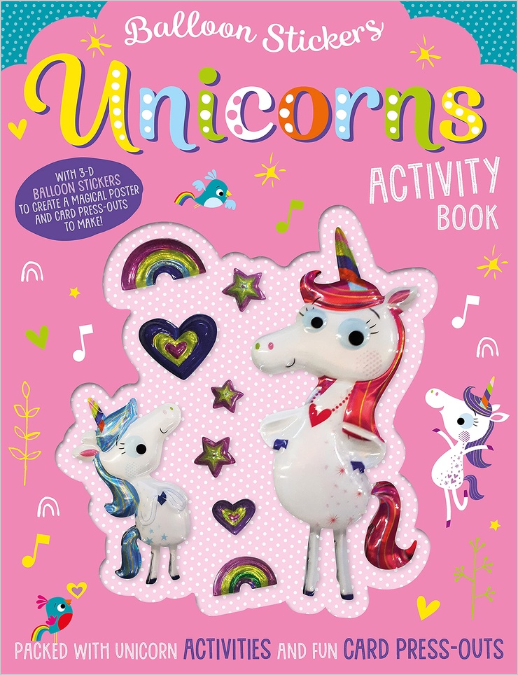 Unicorns Activity Book (Balloon Stickers)