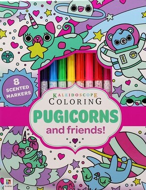 Kaleidoscope Coloring: Pugicorns and Friends!