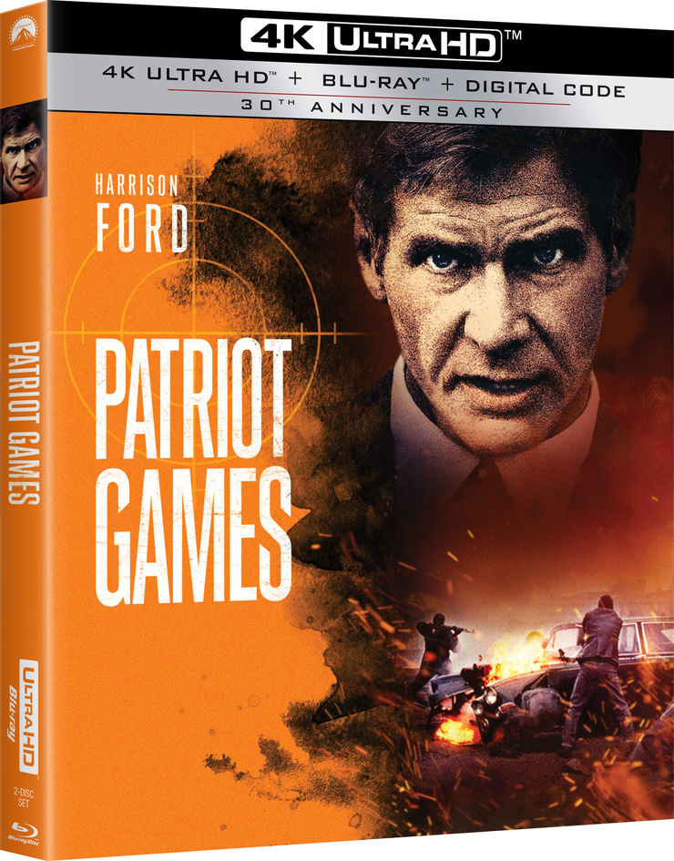 Patriot Games (4K Ultra HD + Blu-ray + Digital Code) (30th Anniversary)