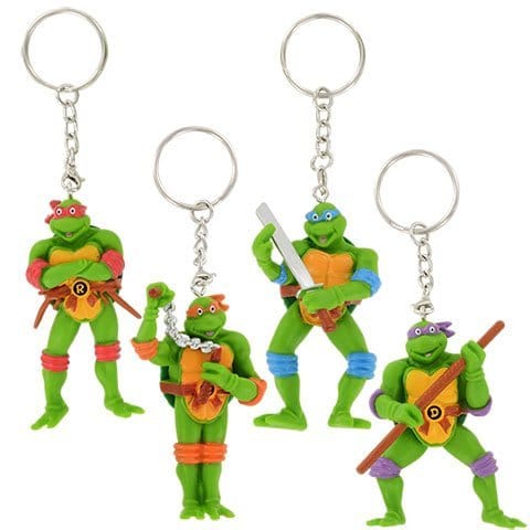 Teenage Mutant Ninja Turtles Keychains (Set of 4)