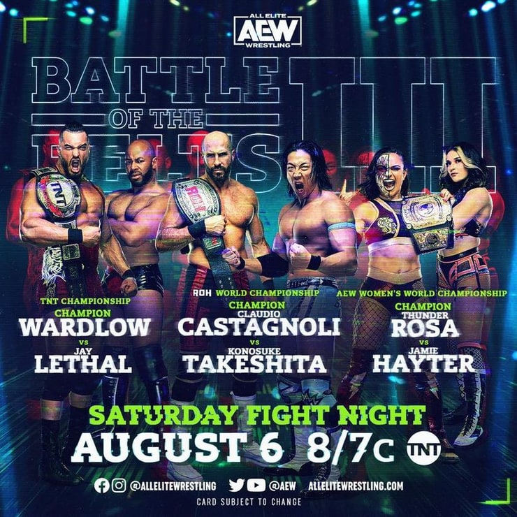 Image of All Elite Wrestling Battle of the Belts 3