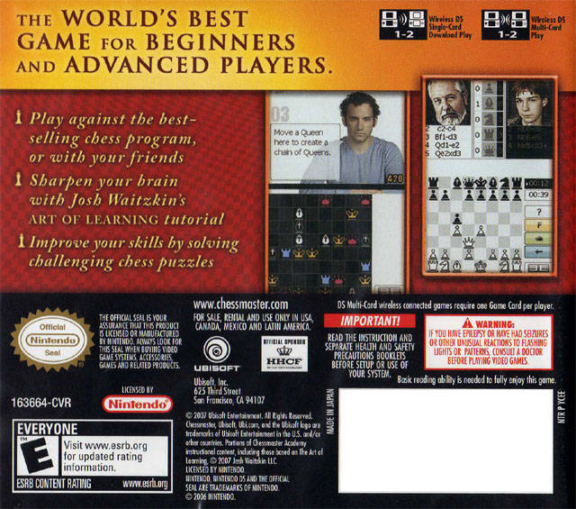 Chessmaster: The Art of Learning