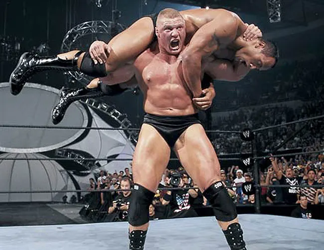 Brock Lesnar vs. The Rock (2002/08/25)