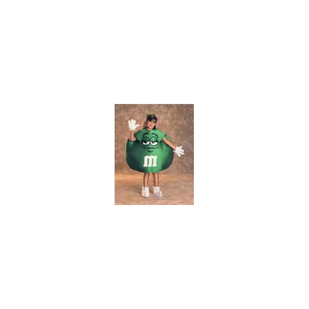 M&M Candy Child Costume Green