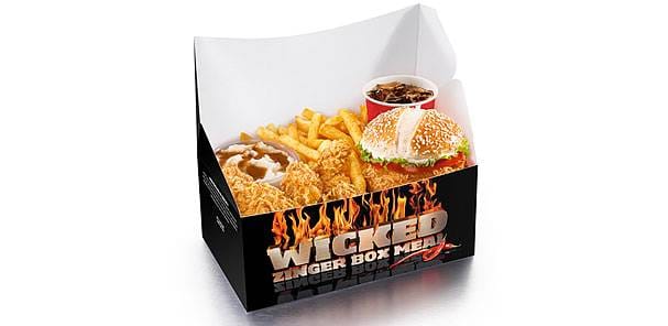 KFC Wicked Zinger Meal