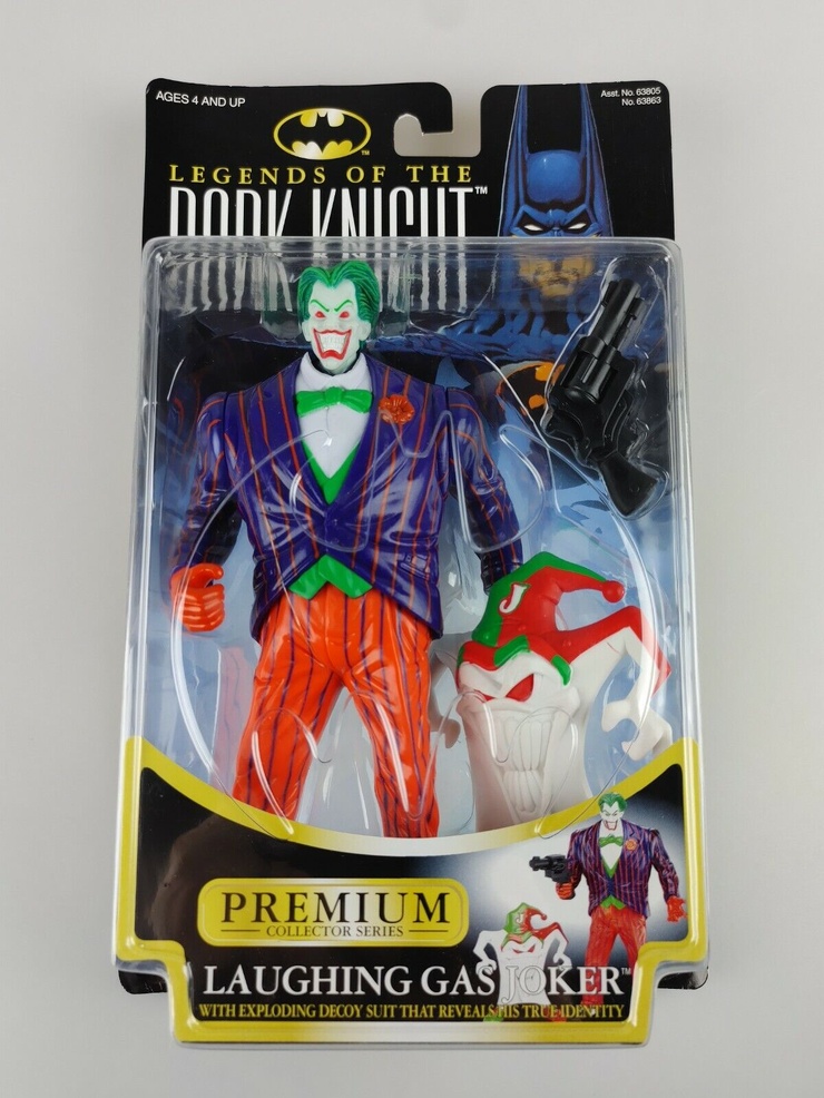 Picture of Legends of the Dark Knight Laughing Gas Joker with Exploding Decoy Suit!
