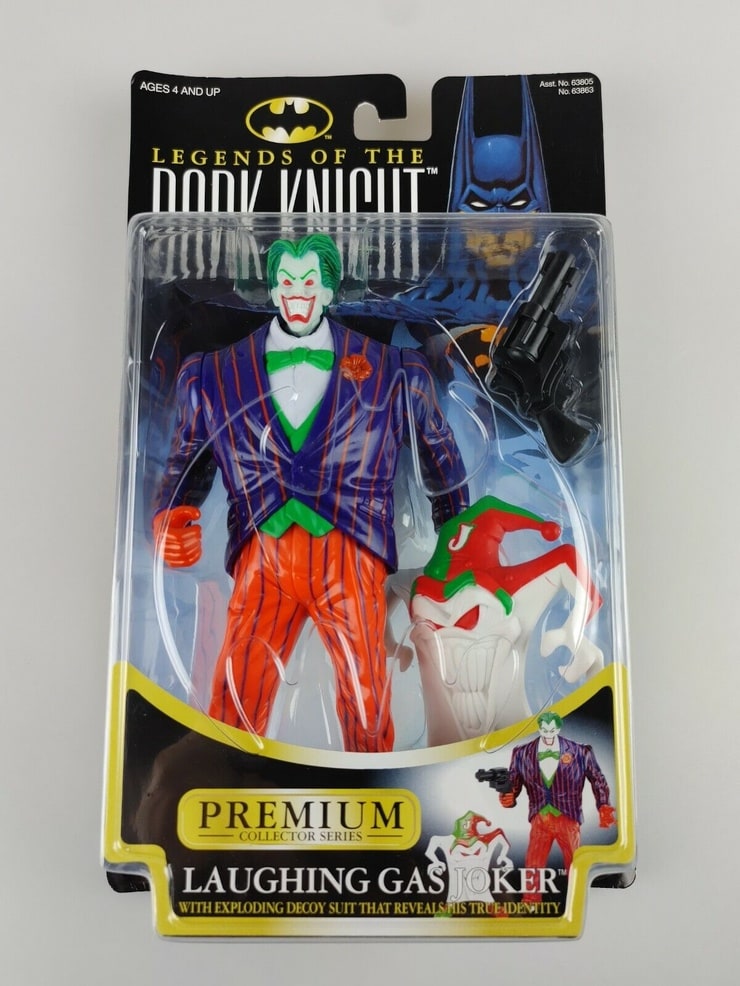 Legends of the Dark Knight - Laughing Gas Joker with Exploding Decoy Suit!