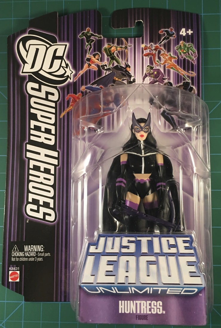 DC Justice League Unlimited Super Heroes Huntress 3.75 Action Figure Mattel Toys