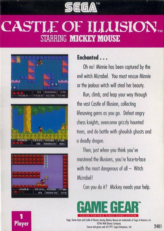 Castle of Illusion starring Mickey Mouse