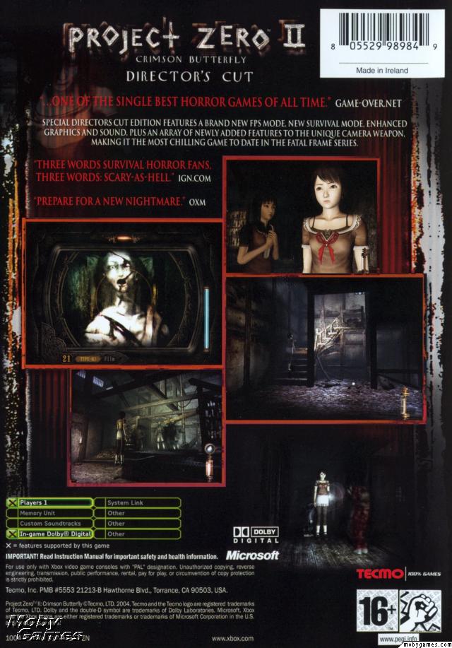 Fatal Frame II: Crimson Butterfly Director's Cut