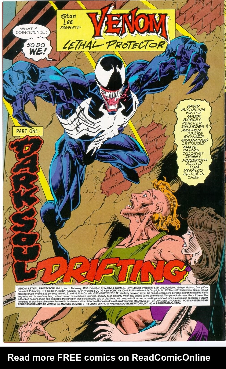 Venom: Lethal Protector (1993) #1