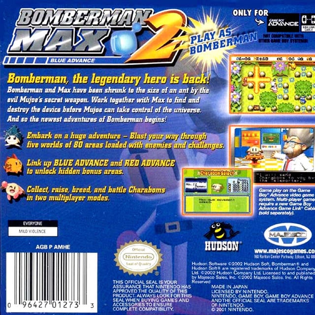 Bomberman Max 2: Blue Advance