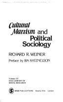 Cultural Marxism And Political Sociology