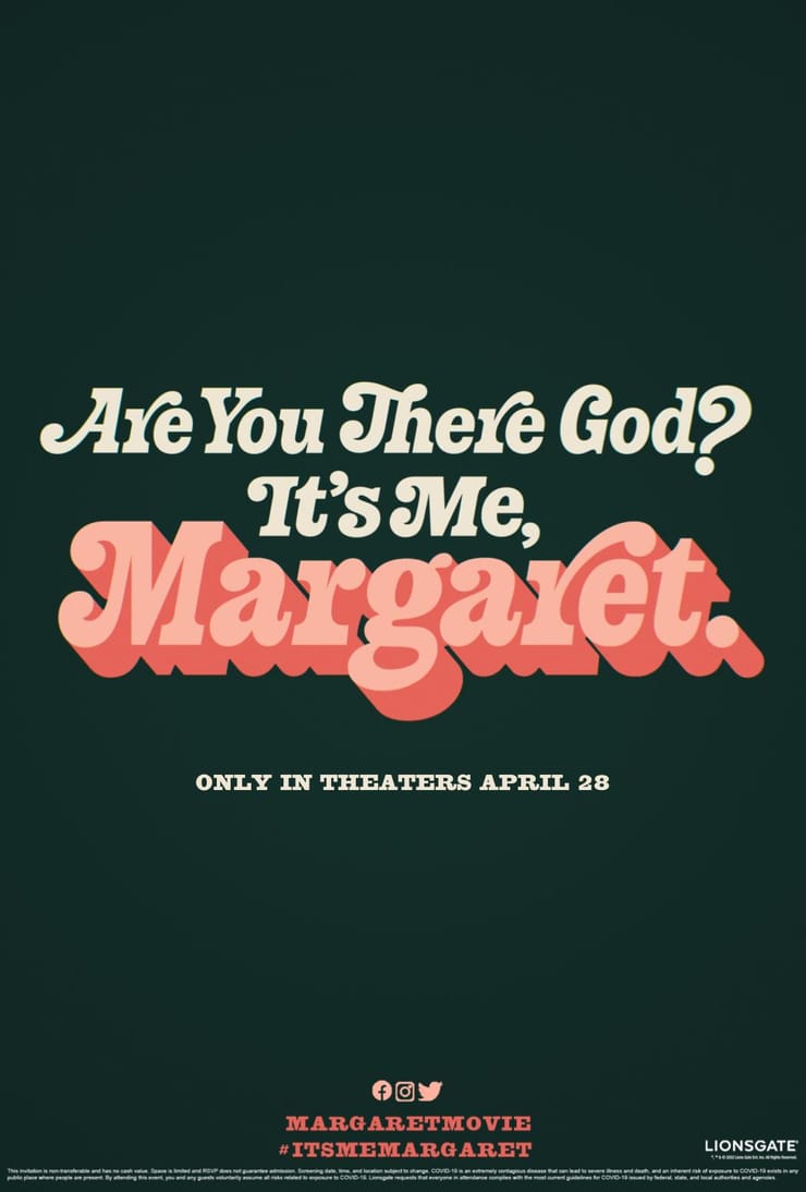 Are You There God? It's Me, Margaret.