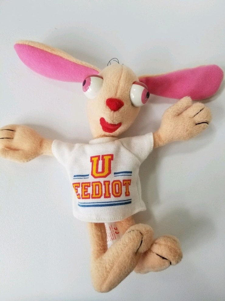 Ren & Stimpy - Ren Plush with 'U Eediot' Shirt