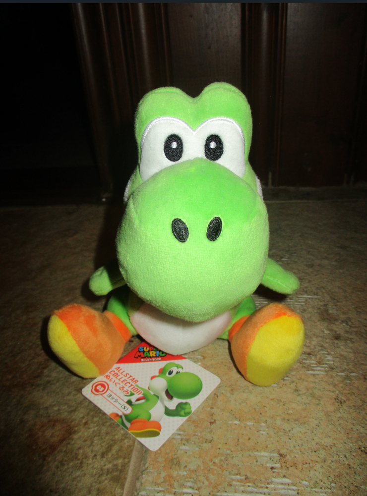 Little Buddy Super Mario All Star Collection 1416 Yoshi Stuffed Plush, 8