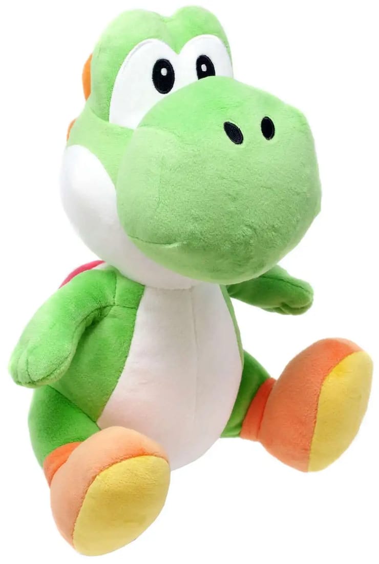 Little Buddy Super Mario All Star Collection 1416 Yoshi Stuffed Plush, 8