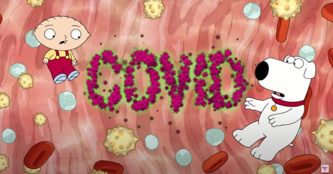 Family Guy COVID-19 Vaccine Awareness PSA