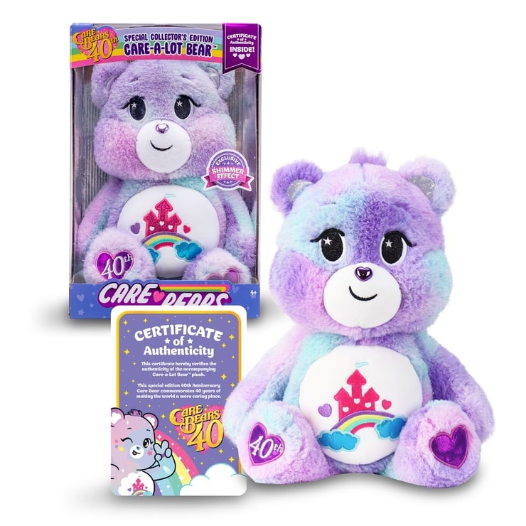 Care Bears Care A Lot Bear 40th Anniversary Plush