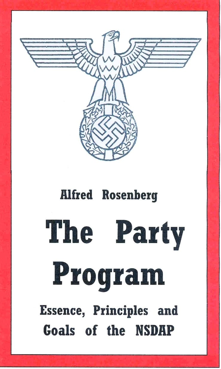 The Party Program — Essence, Principles and Goals of the NSDAP