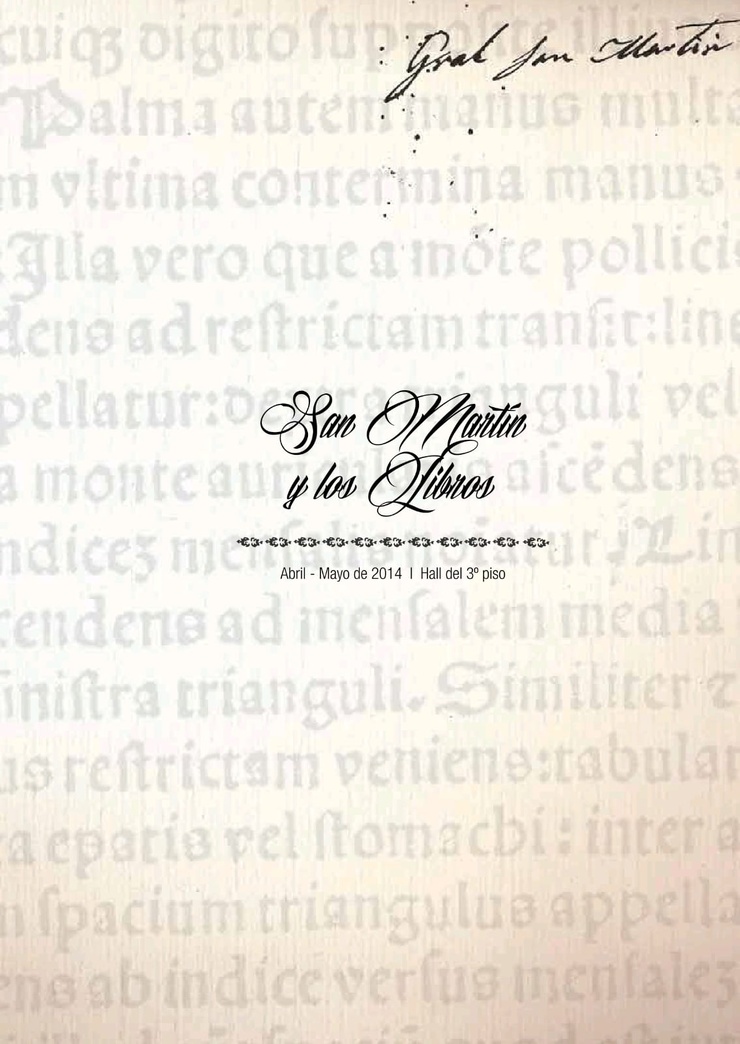 San Martín y los Libros