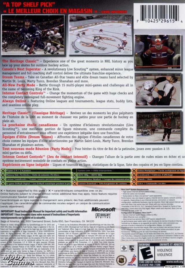 ESPN NHL 2K5