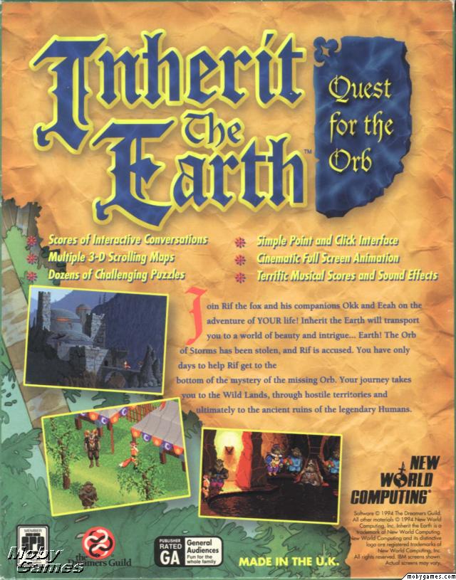 Inherit The Earth: Quest For The Orb