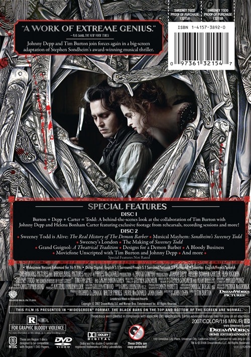 Sweeney Todd - The Demon Barber of Fleet Street (Two-Disc Special Collector's Edition)