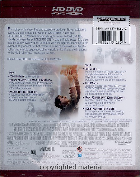 Transformers (Two-Disc Special Edition) [HD DVD]