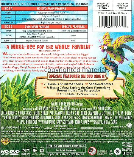 The Ant Bully (Combo HD DVD and Standard DVD)